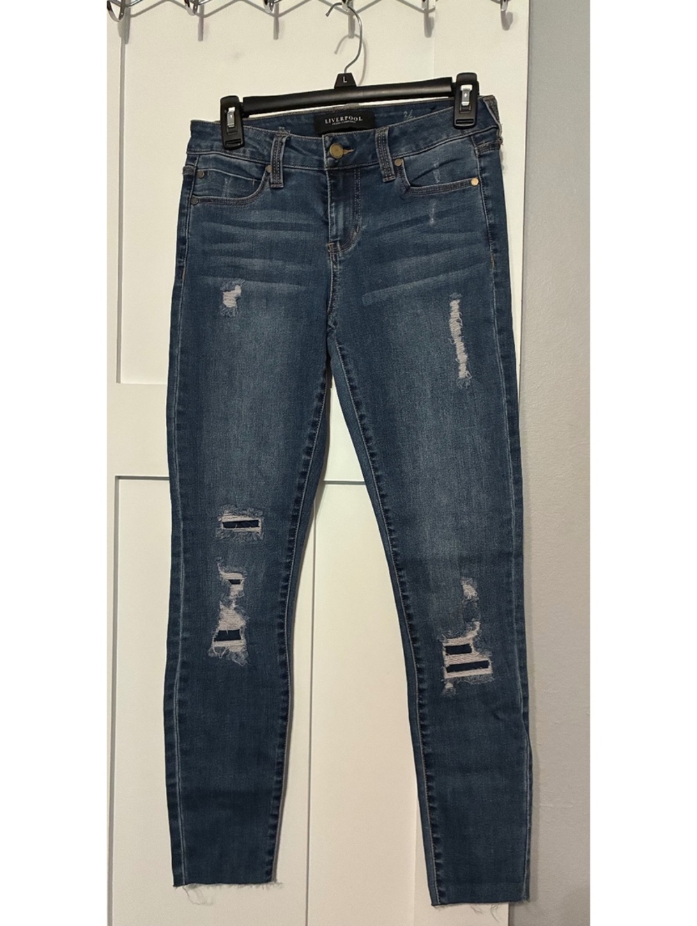 Liverpool Jeans Company "The Skinny" Distressed Jeans - Size 2/26